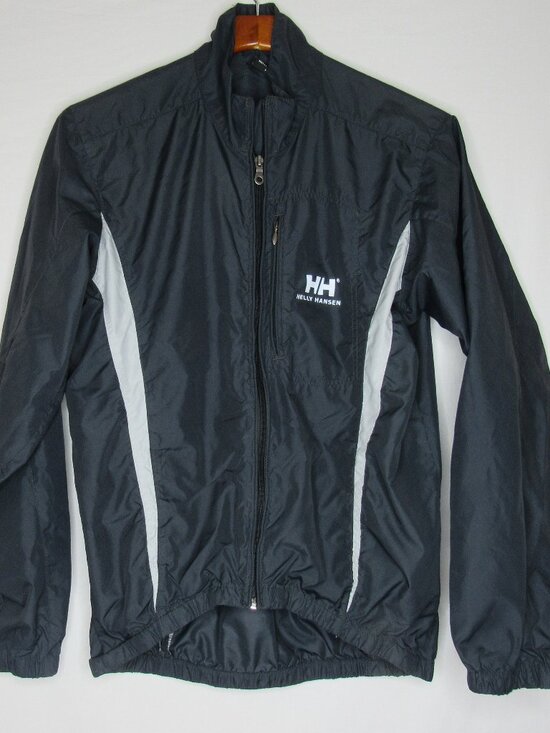 Helly Hansen Black Lighweight Windbreakser Cycling Jacket Men's S Small - Picture 1 of 8